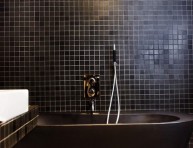 imagen Cuarto de baño en color negro ¿opción o desafío?