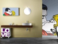 imagen Baños en estilo pop