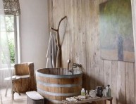 imagen Ideas para tener un baño de estilo rústico