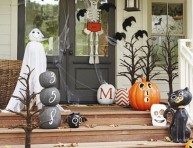 imagen Decoraciones de Halloween para la puerta de casa