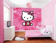 imagen Preciosas habitaciones infantiles decoradas con Hello Kitty