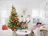 imagen Diferentes formas de decorar la sala de estar para Navidad